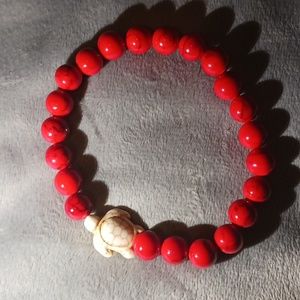 Red turtle bracelet